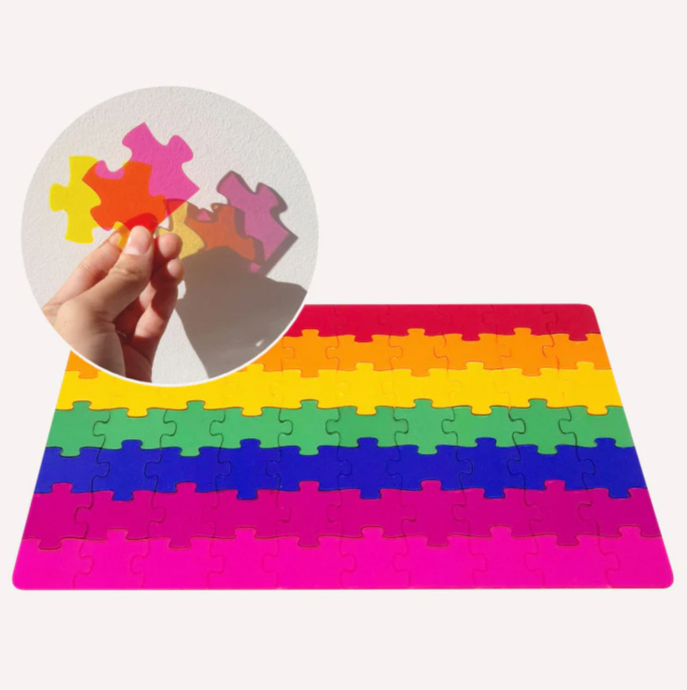 Kingdom Playroom Infinity Rainbow Puzzle™ 70 Pcs Acrylic Puzzle Set