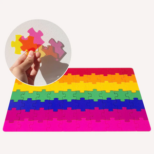 
            
                Load image into Gallery viewer, Kingdom Playroom Infinity Rainbow Puzzle™ 70 Pcs Acrylic Puzzle Set
            
        