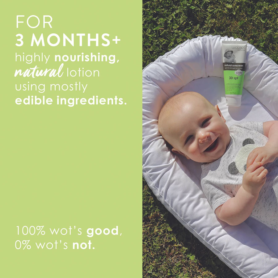 WOTNOT 30 SPF Natural Baby Sunscreen 100g
